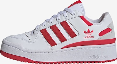 ADIDAS ORIGINALS Baskets basses ' Forum ' en rouge / blanc, Vue avec produit