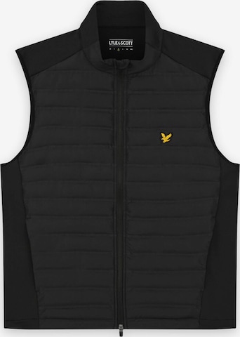 Lyle & Scott Sportbodywarmer in Zwart: voorkant