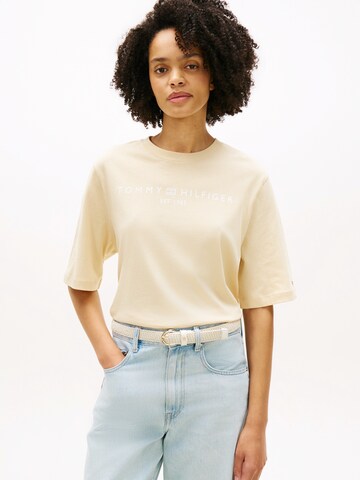 TOMMY HILFIGER Póló - bézs: elől