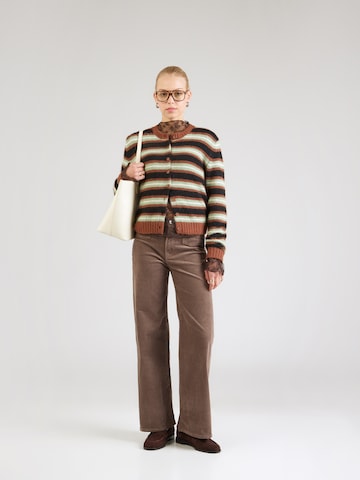 GAP Wide leg Παντελόνι σε καφέ