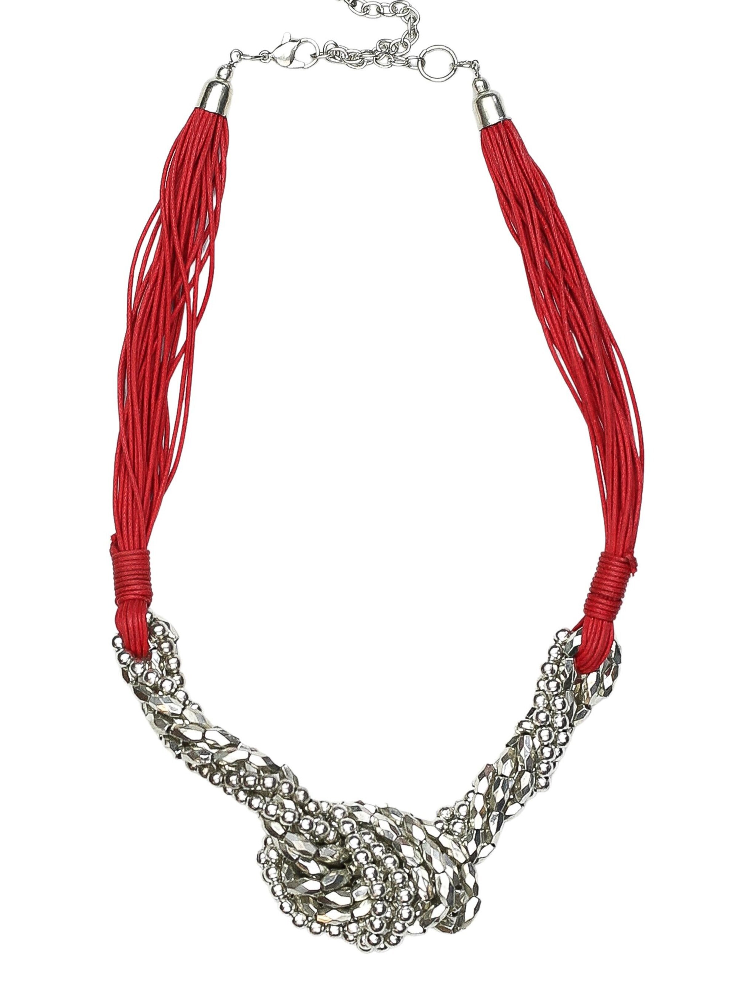 COLLEZIONE ALESSANDRO Necklace 'Hera' in Red: front
