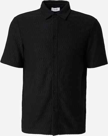 Cămașă 'Christian' de la DAN FOX APPAREL pe negru: față