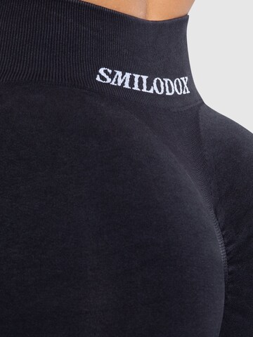 Smilodox Skinny Sporthose 'Vera Batik' in Schwarz