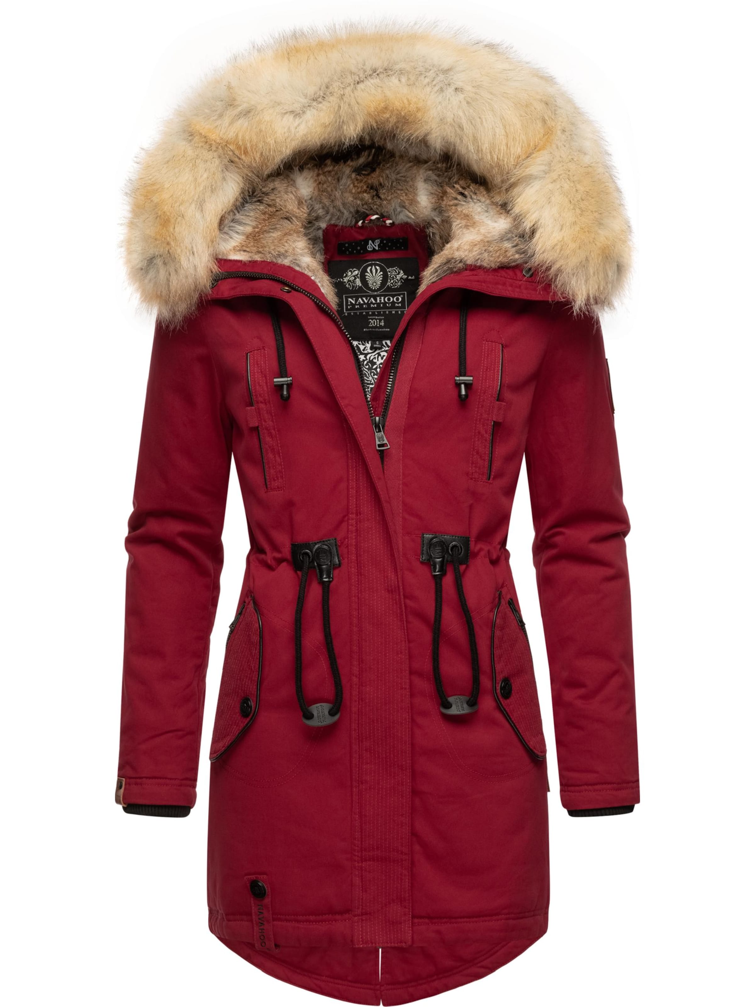 NAVAHOO Winter Parka Bombii in Carmine Red ABOUT YOU