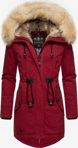 NAVAHOO Winterparka 'Bombii' in Rood: voorkant