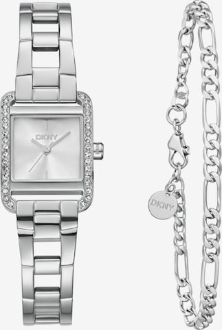 DKNY Analoguhr in Silber: Vorderseite