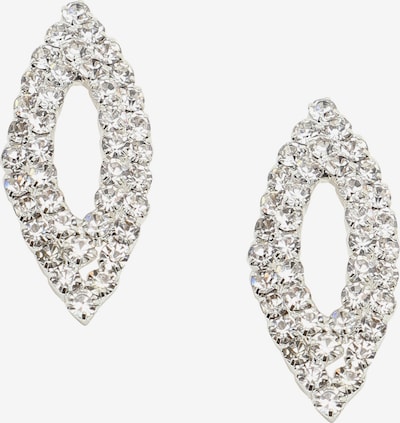 SOHI Naušnice 'Robhi' u srebro / prozirna, Pregled proizvoda