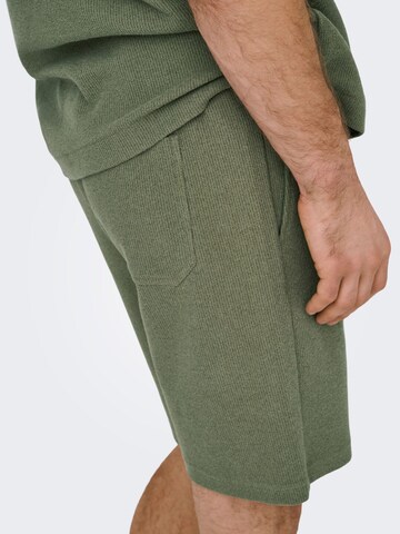 Regular Pantalon 'ONSKOSTA' Only & Sons en vert