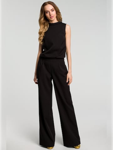 made of emotion - Jumpsuit en negro: frente