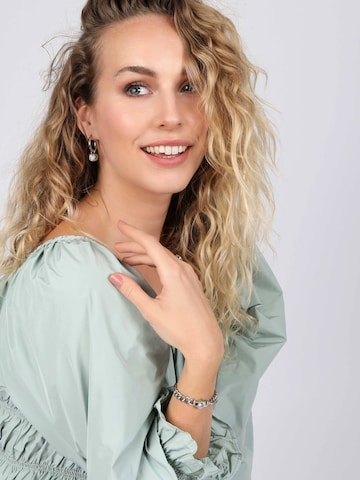 Lucardi Bracelet in Silver: front