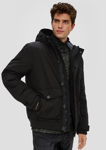 s.Oliver Between-season jacket in Black: front