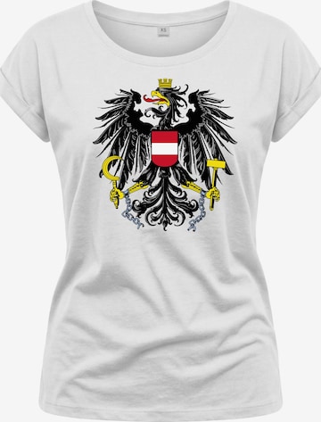 MAKAYA Shirt 'AT-Adler' in White: front