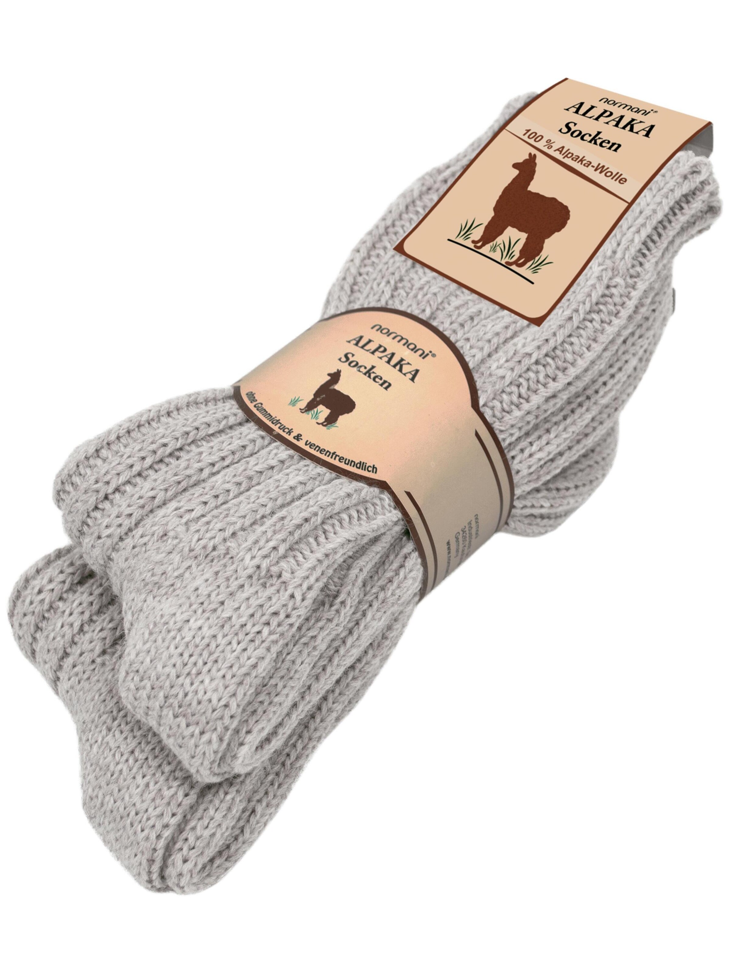 Chaussettes normani en gris