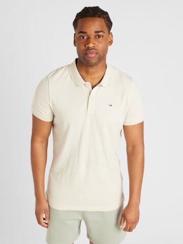 T-Shirt Tommy Jeans en beige : devant