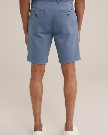 Coupe slim Pantalon chino WE Fashion en bleu