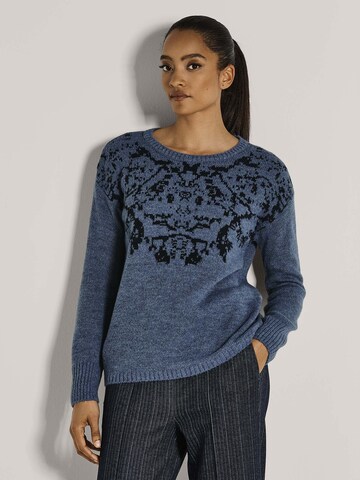 Pull-over MADELEINE en bleu : devant
