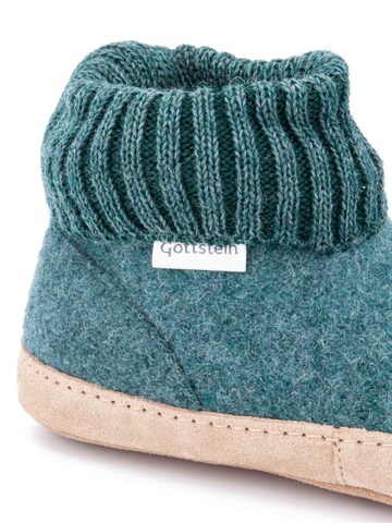 Gottstein Slippers 'Hüttenschuhe Dakota' in Green