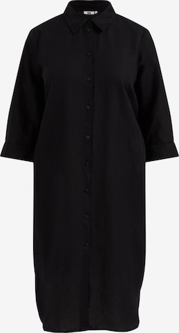 WE Fashion Shirt Dress in Black: front
