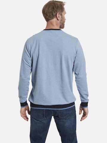 Jan Vanderstorm Sweatshirt ' Ijan ' in Blauw