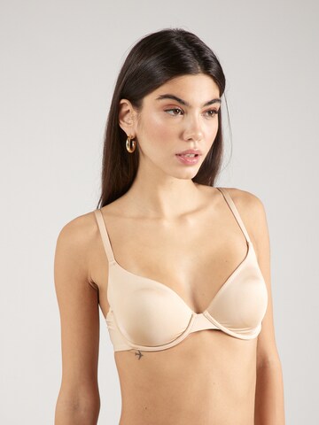 ESPRIT T-shirt Bra in Beige: front