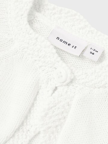 Cardigan 'Delli' NAME IT en blanc