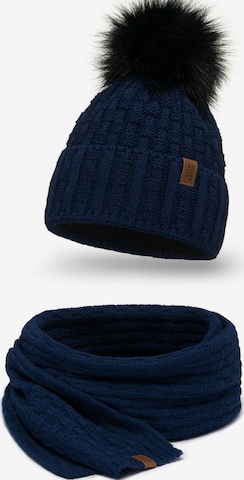 Bonnet '7015 Set' Vivisence en bleu : devant