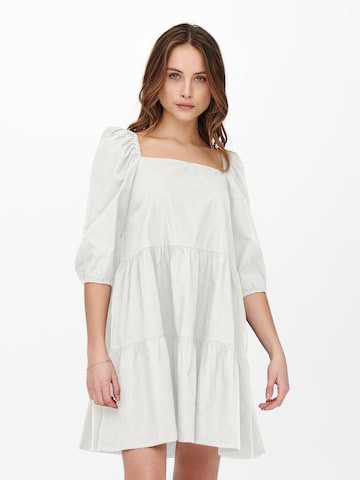 ONLY فستان 'Marylee' بلون أبيض: الأمام