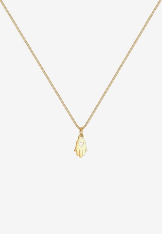 ELLI PREMIUM Necklace 'Hamsa Hand' in Gold