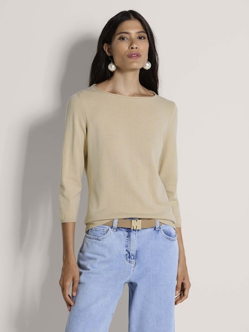 MADELEINE Trui in Beige: voorkant