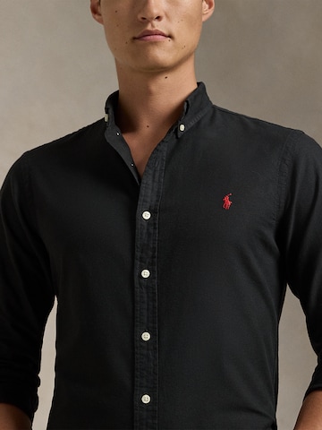 Polo Ralph Lauren Slim fit Overhemd in Zwart