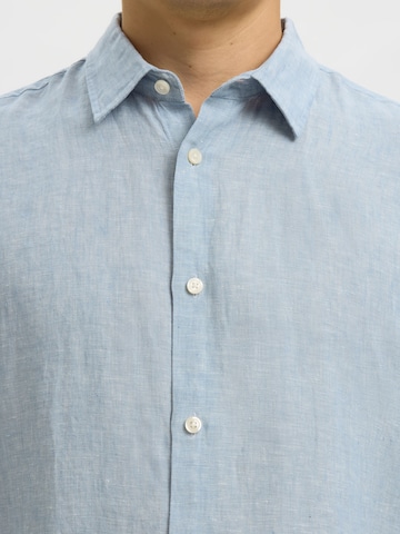 SELECTED Regular Fit Skjorte ''SLHKYLIAN' i blå