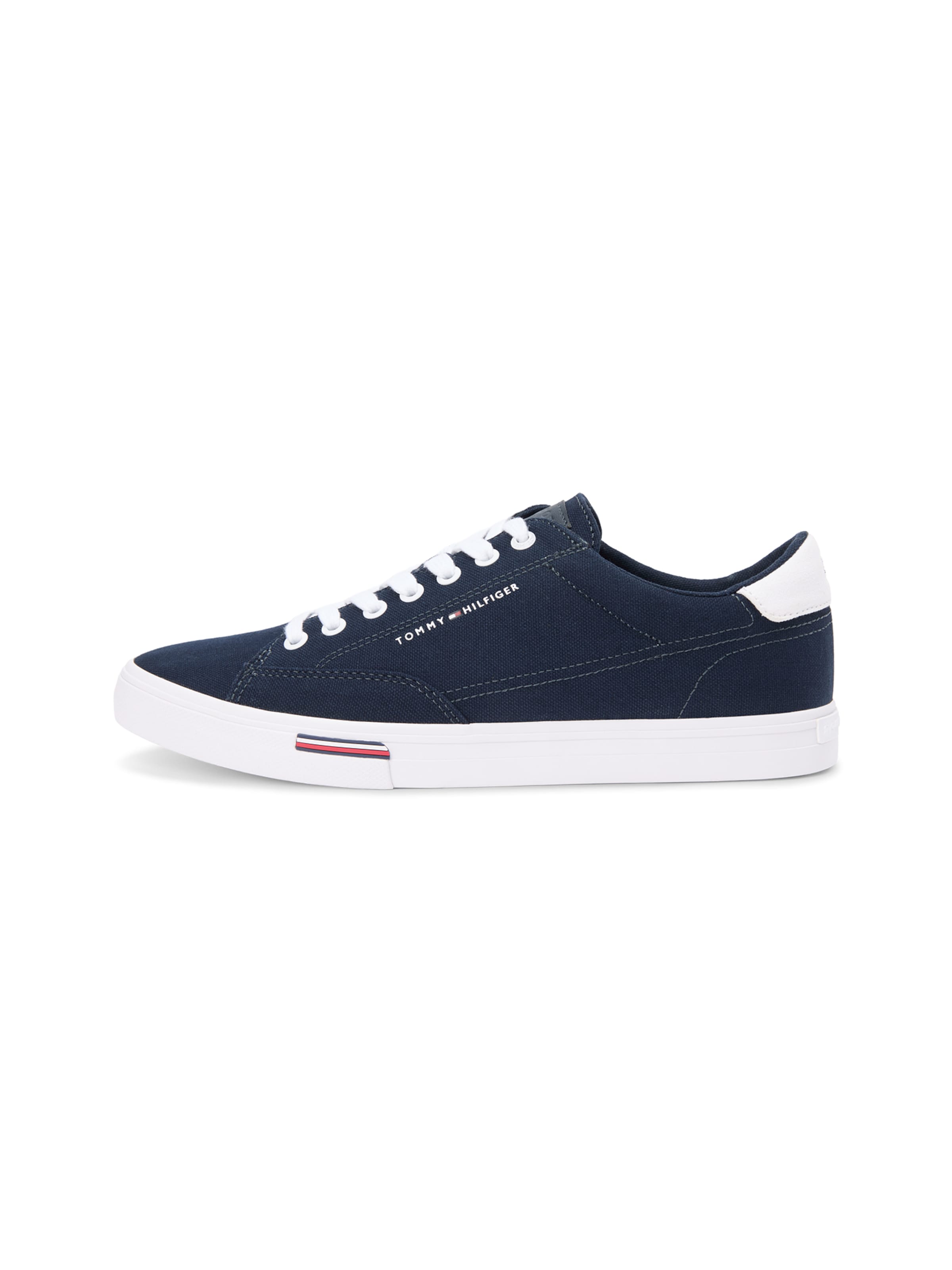 Baskets basses TOMMY HILFIGER en bleu : devant