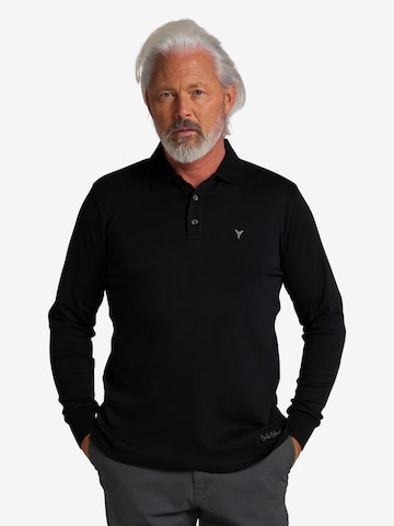 Carlo Colucci Shirt 'Camastra' in Zwart: voorkant