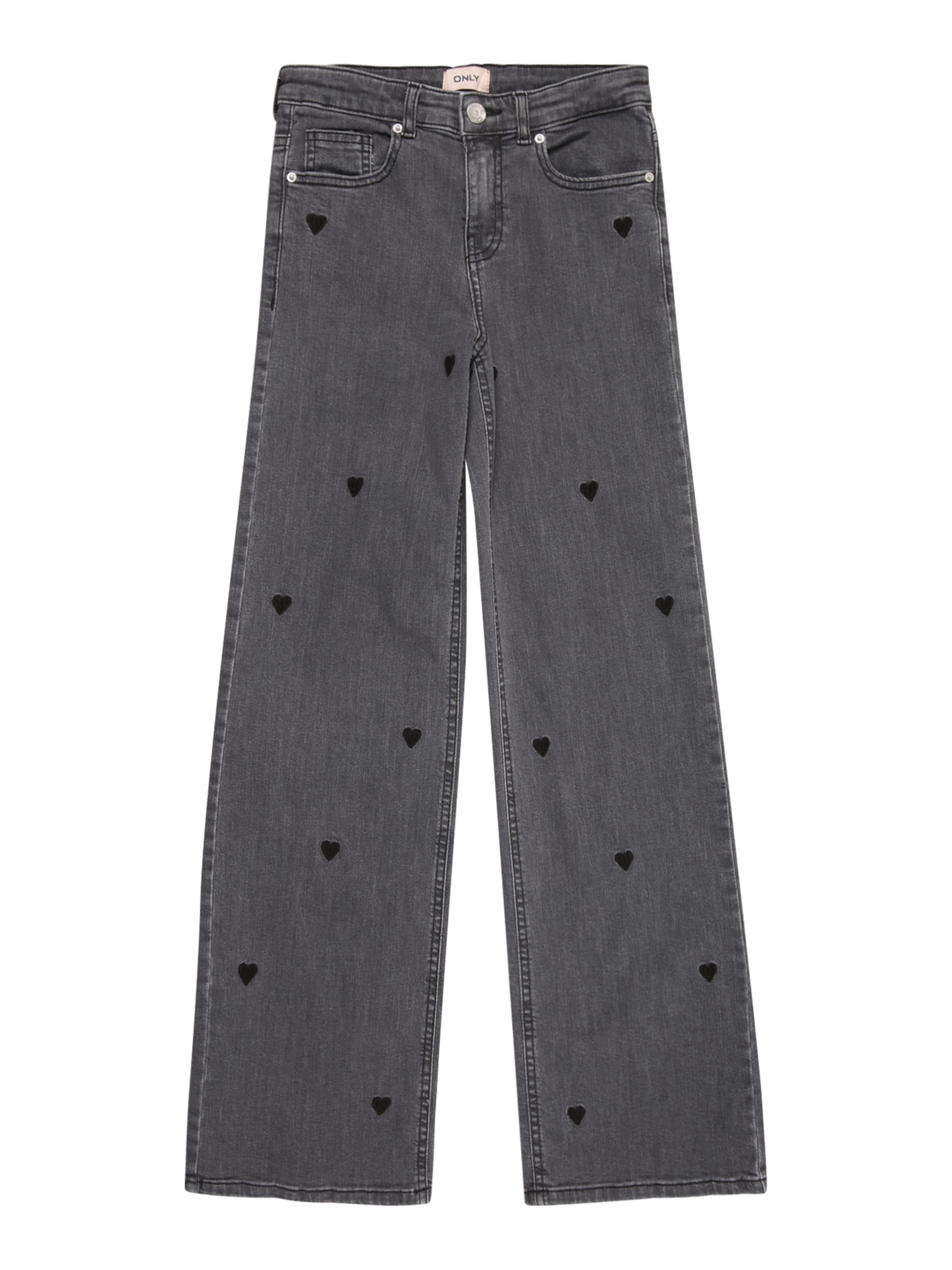 ONLY GIRLS Wide Leg Jeans 'KOGJUICY' i grå: forside