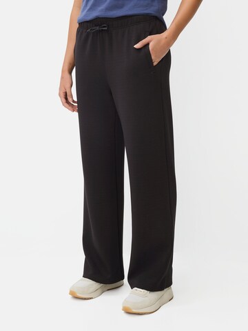 CAMEL ACTIVE Wide leg Pants in Black: front