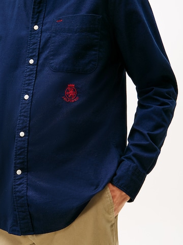 TOMMY HILFIGER Regular Fit Hemd in Blau