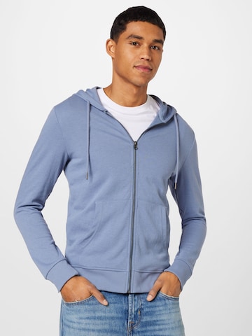 JACK & JONES Tréning dzseki - kék: elől