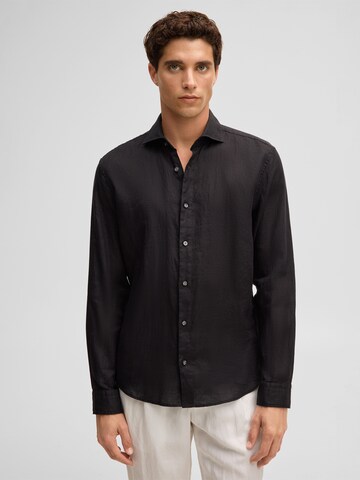 STRELLSON Regular fit Button Up Shirt 'Ceasar' in Black: front