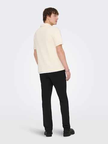 Only & Sons Regular Chino trousers 'ONSMARK' in Black