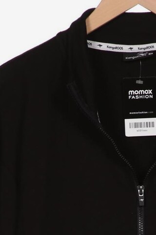 KangaROOS Sweatshirt & Zip-Up Hoodie in S in Black