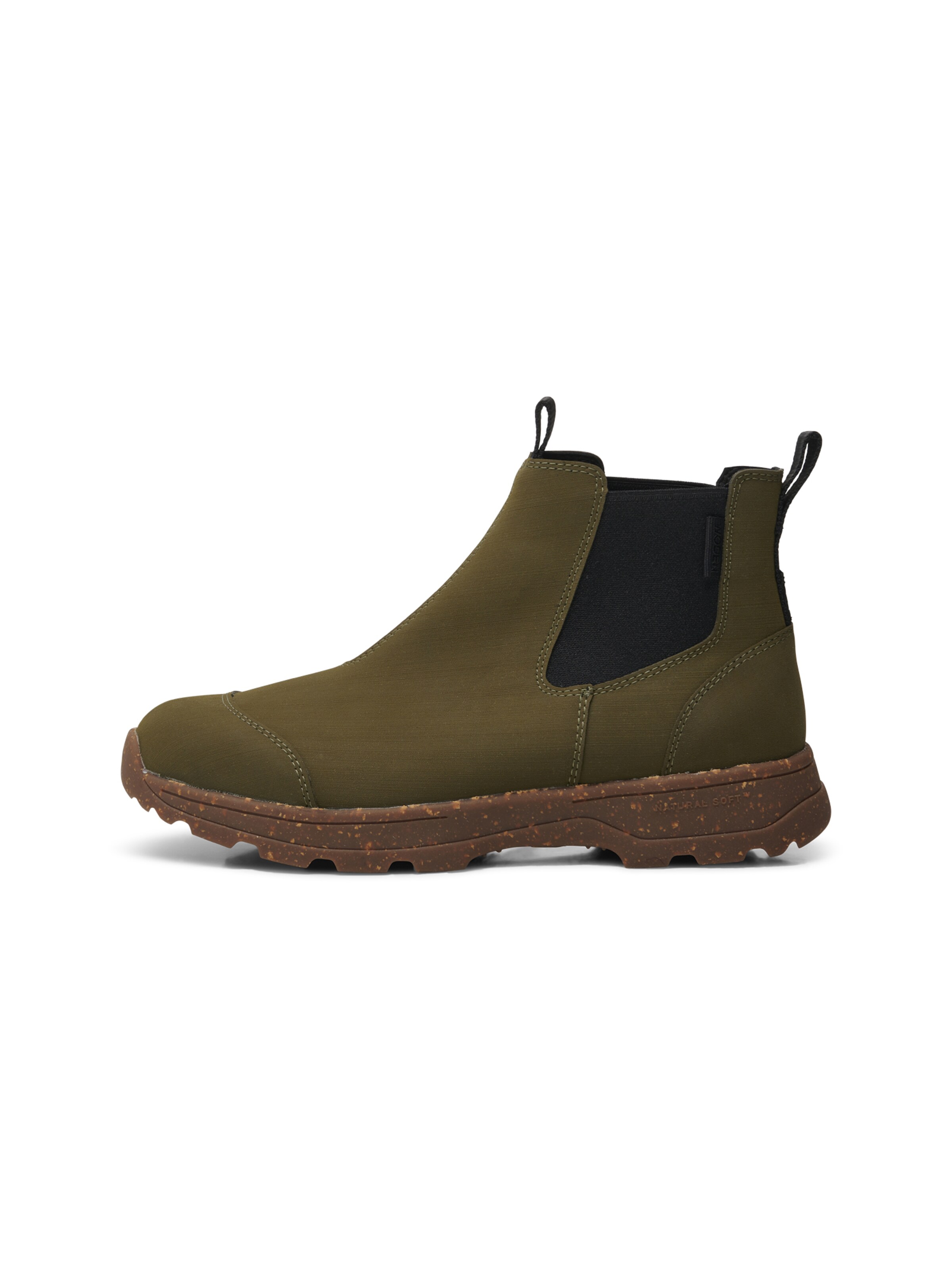 WODEN Chelsea Boots i grøn