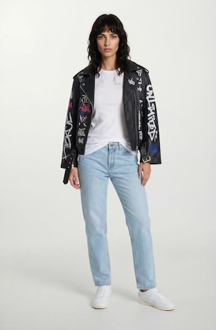 trueprodigy Lederjacke 'Anya' in Schwarz