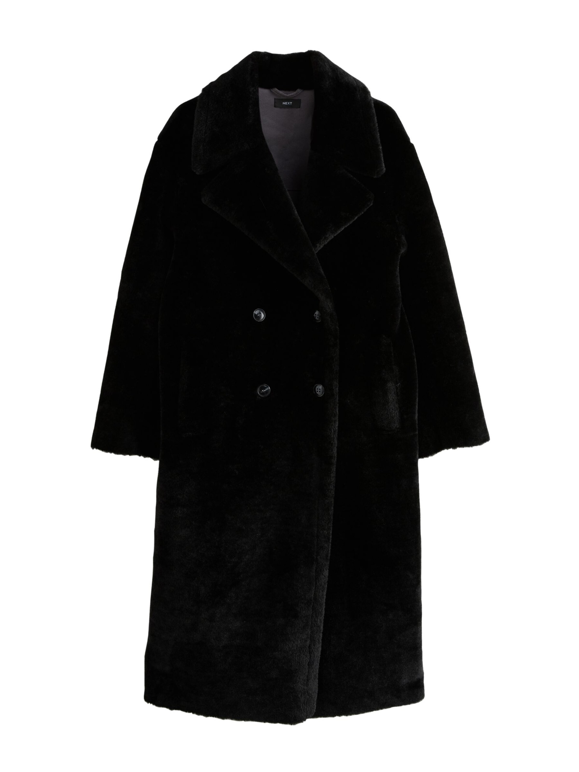 Next Зимнее пальто в Черный: спереди