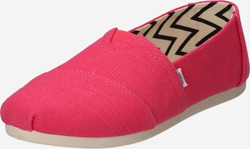 TOMS Slipper 'ALPARGATA' in Pink: predná strana