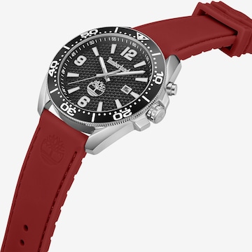 TIMBERLAND Analog Watch 'CARRIGAN' in Red