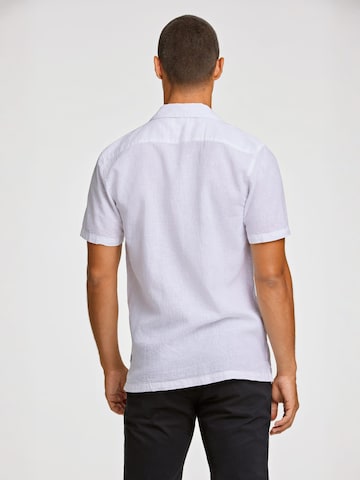 Lindbergh Regular fit Button Up Shirt in White