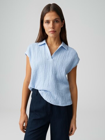 OPUS - Blusa 'Santolini' em azul: frente