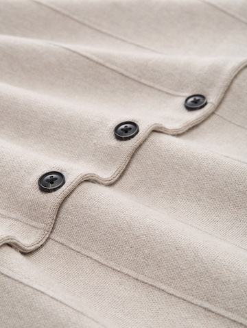TOM TAILOR Gebreid vest in Beige