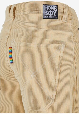 HOMEBOY Lużny krój Spodnie w kolorze beżowy