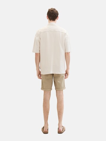 TOM TAILOR Regular Shorts in Braun